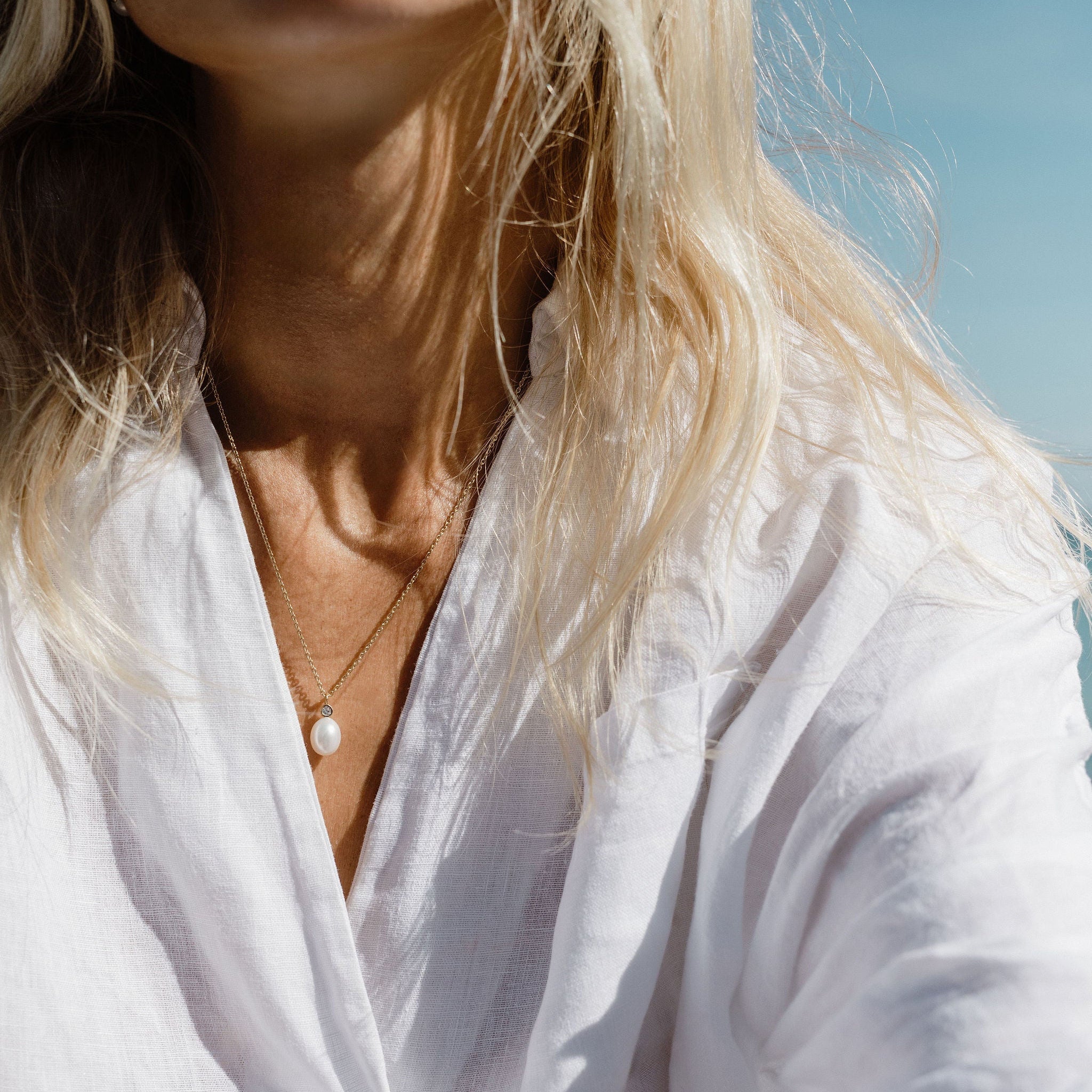 Pearl Drop Necklace