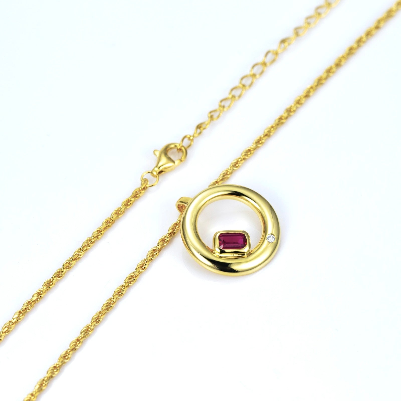 Mini Chloe Ruby Necklace