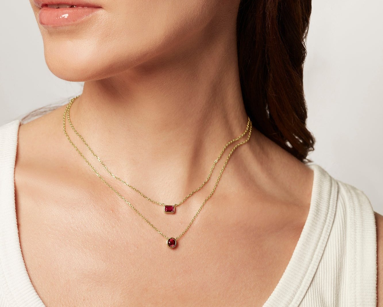 Large Ruby Necklace