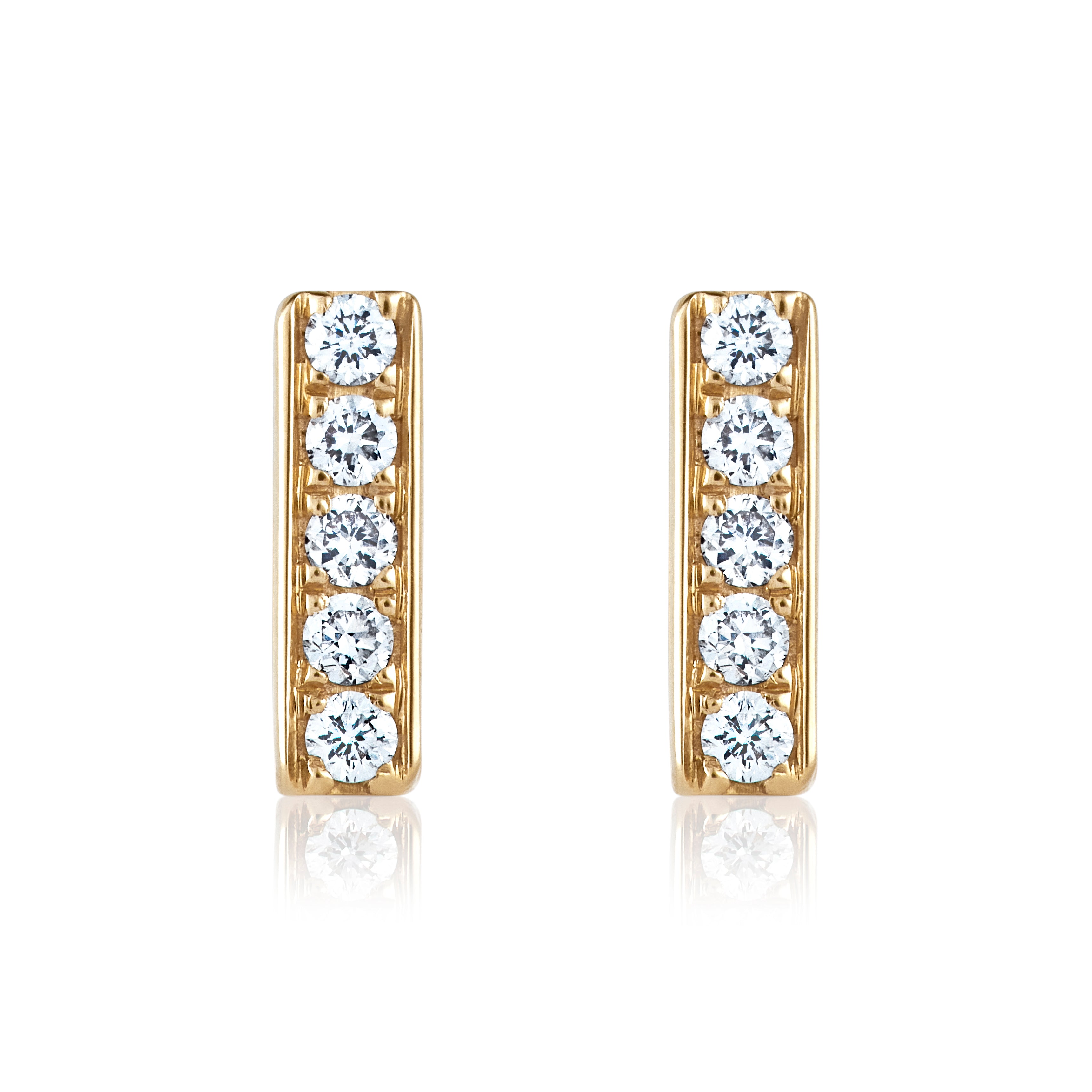 Diamond Bar Studs