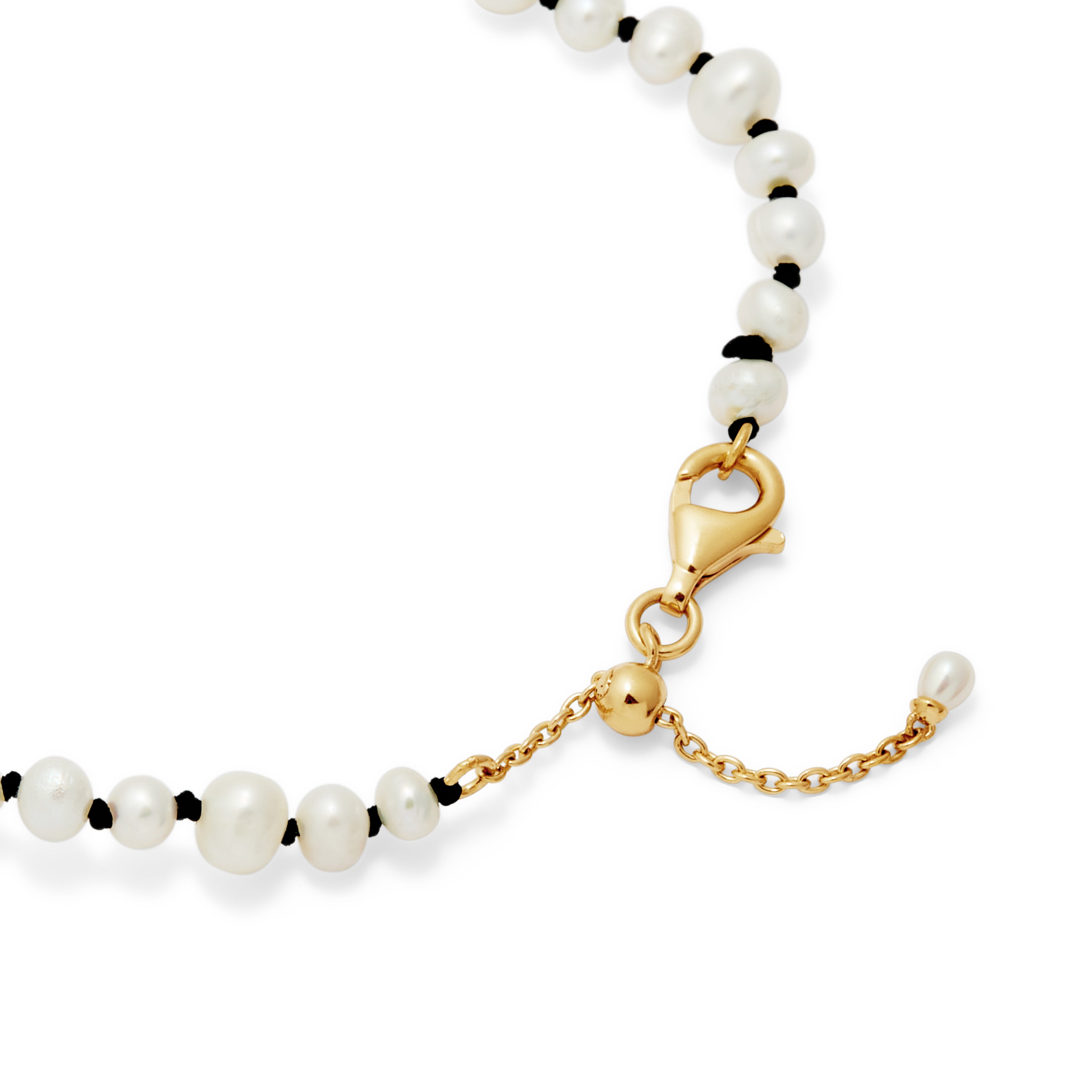 Threaded Pearl Bracelet - Emerald