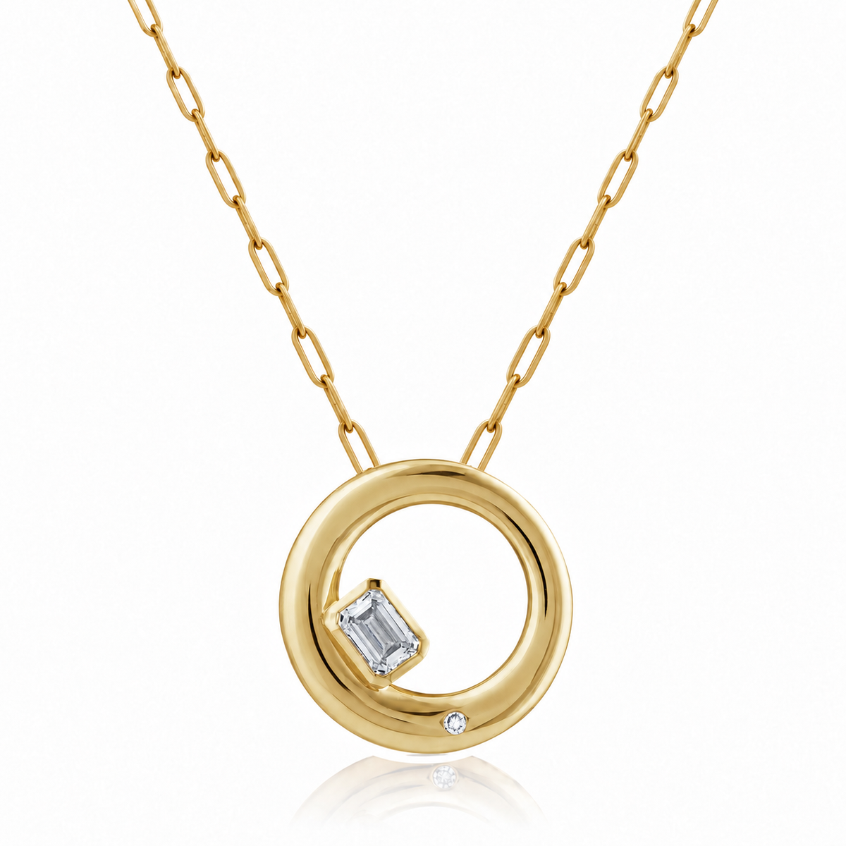 Chloe Necklace in moissanite