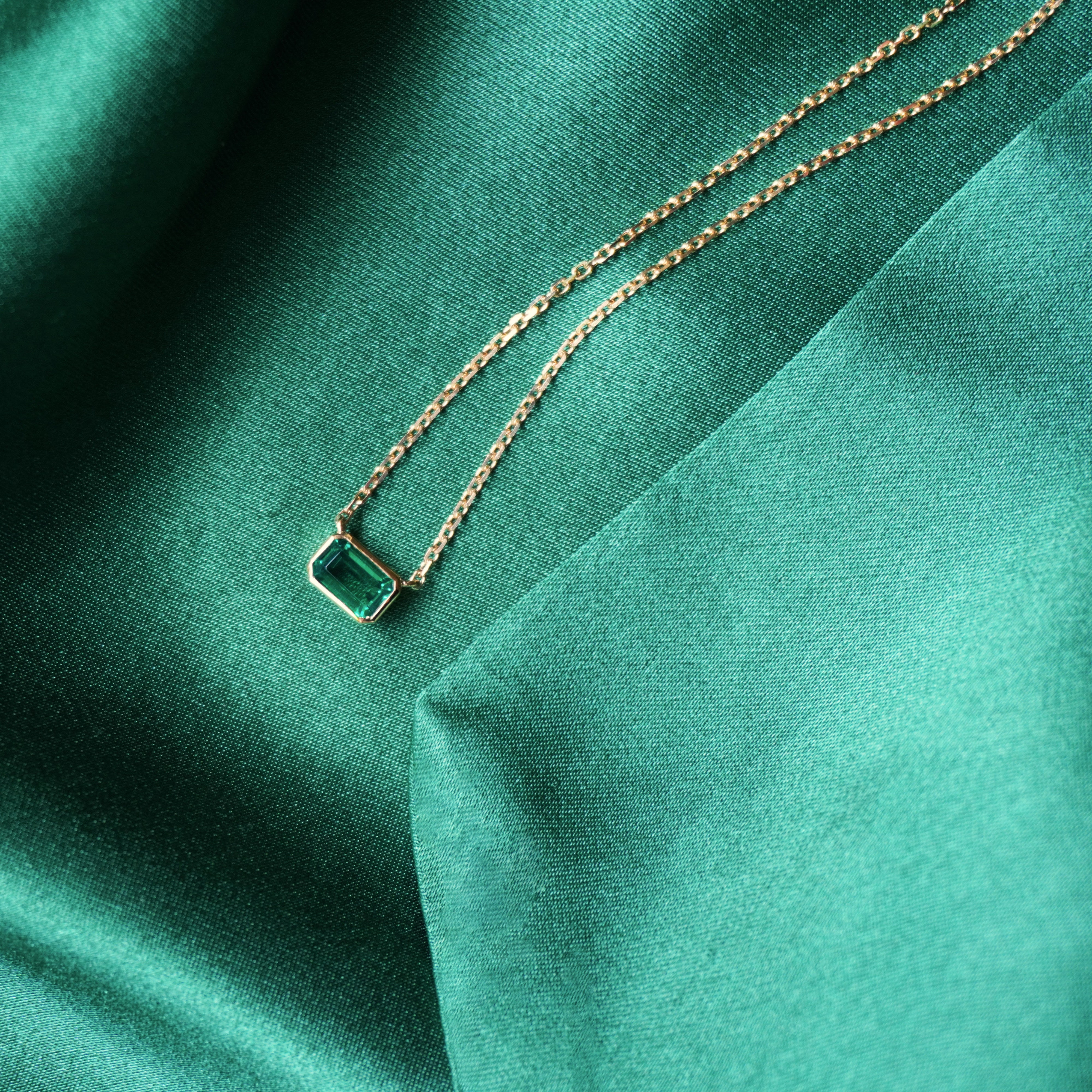 Large Emerald Necklace