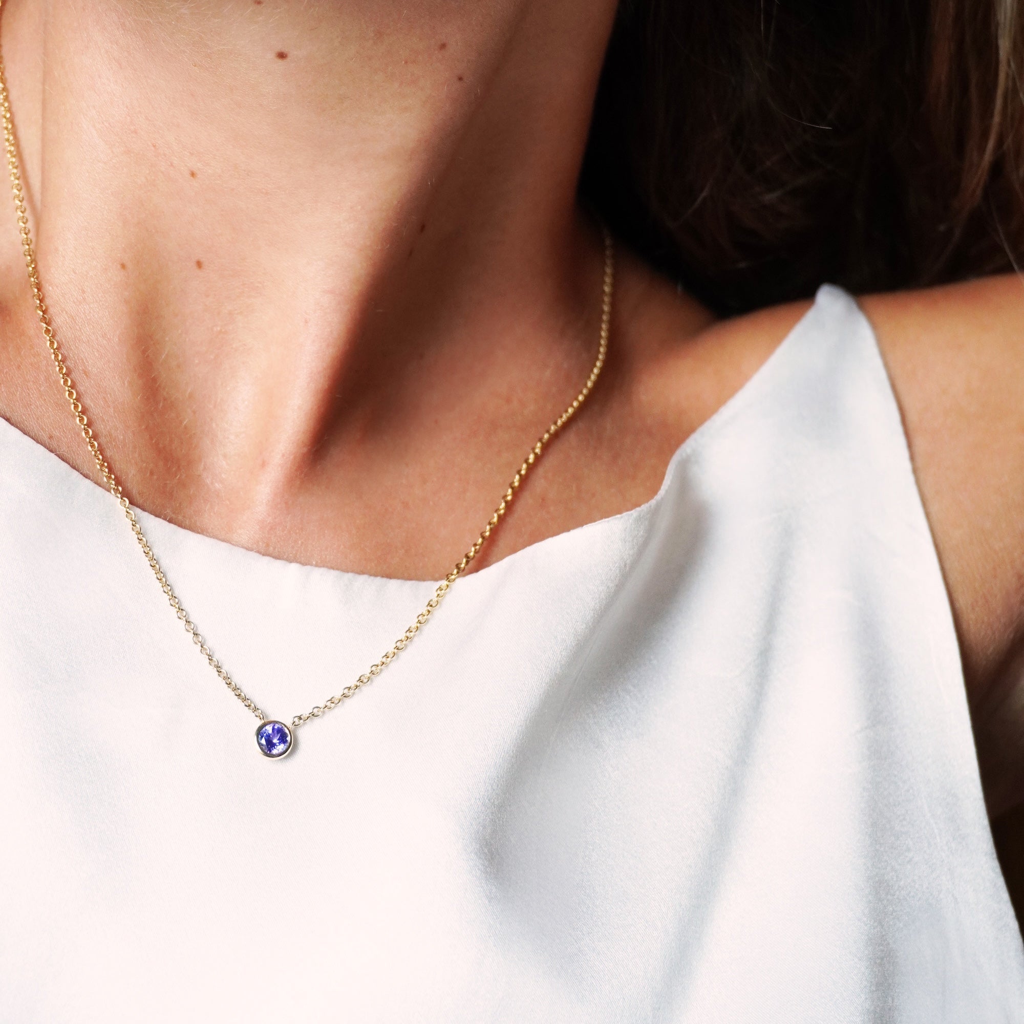 Tanzanite Pendant Necklace