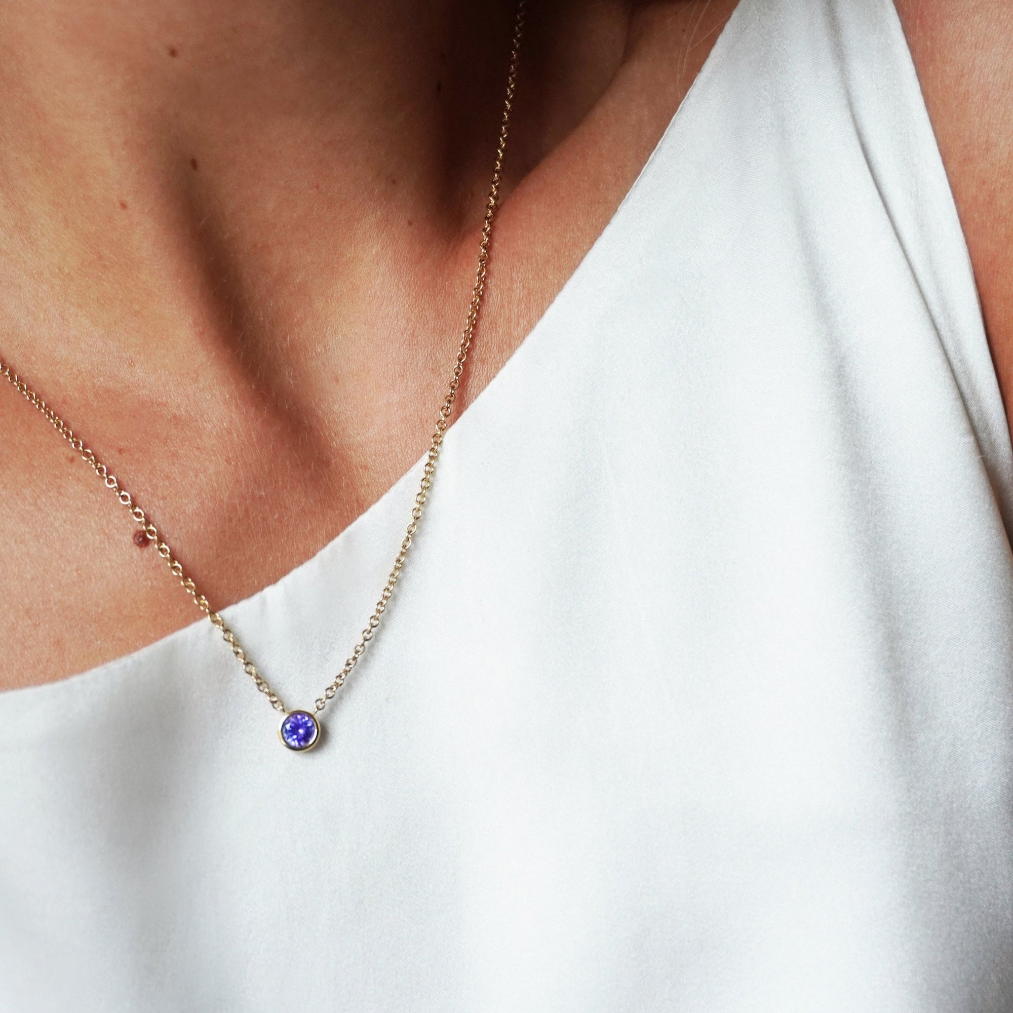 Tanzanite Pendant Necklace