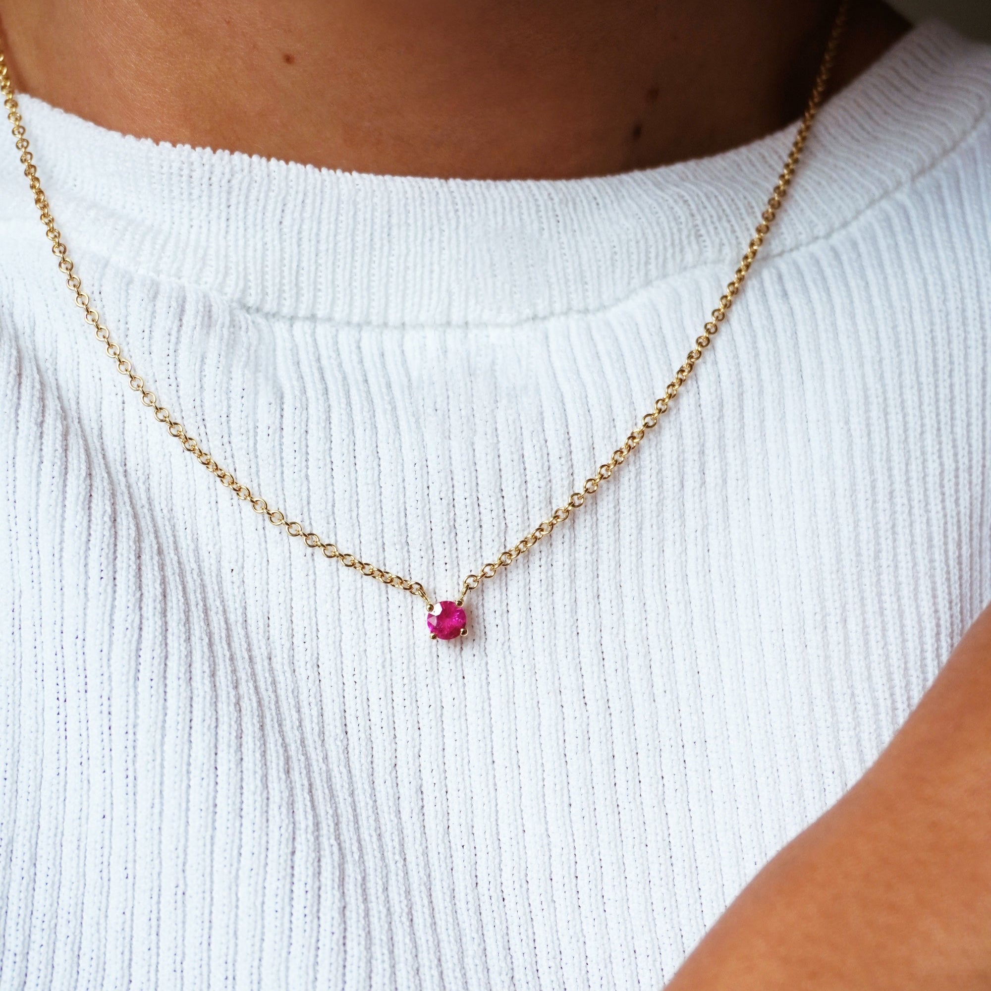 Mana Necklace - Ruby