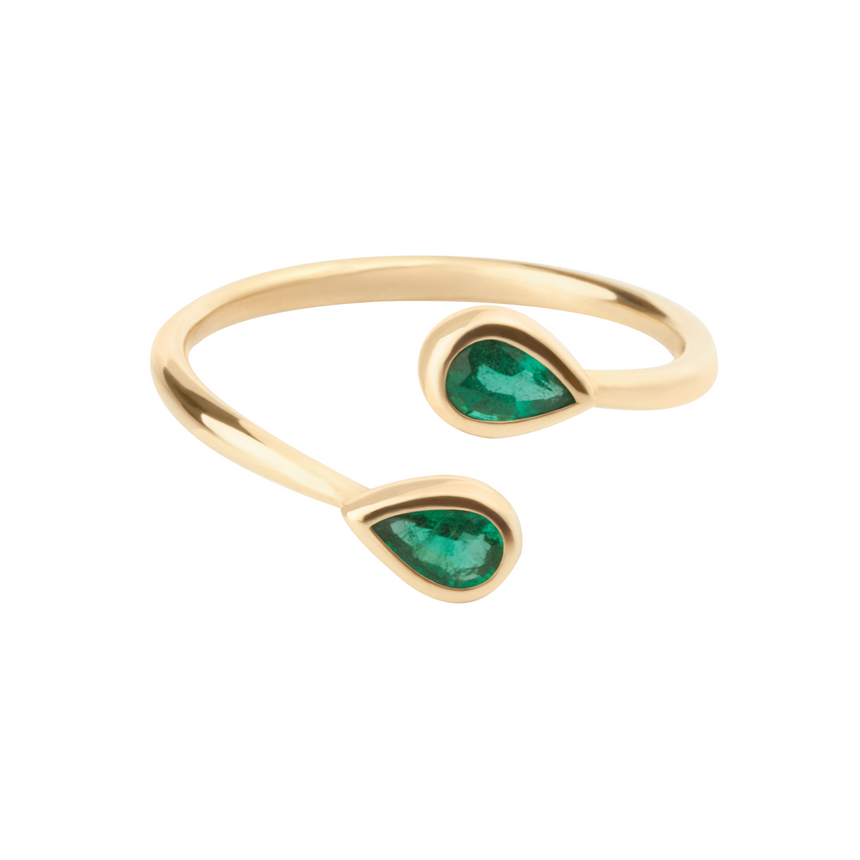 Amanzi Ring - Emerald
