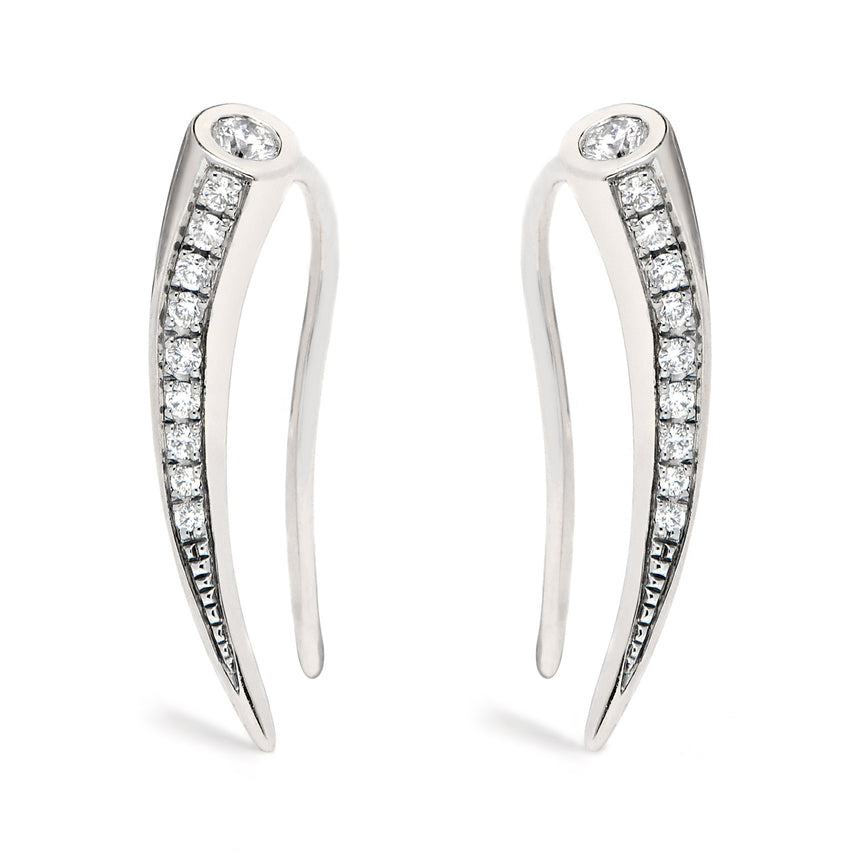 Chiawa Earrings - White Gold Diamond