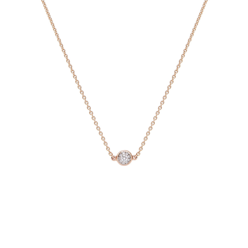 Mana Necklace - Rose Gold and Diamond