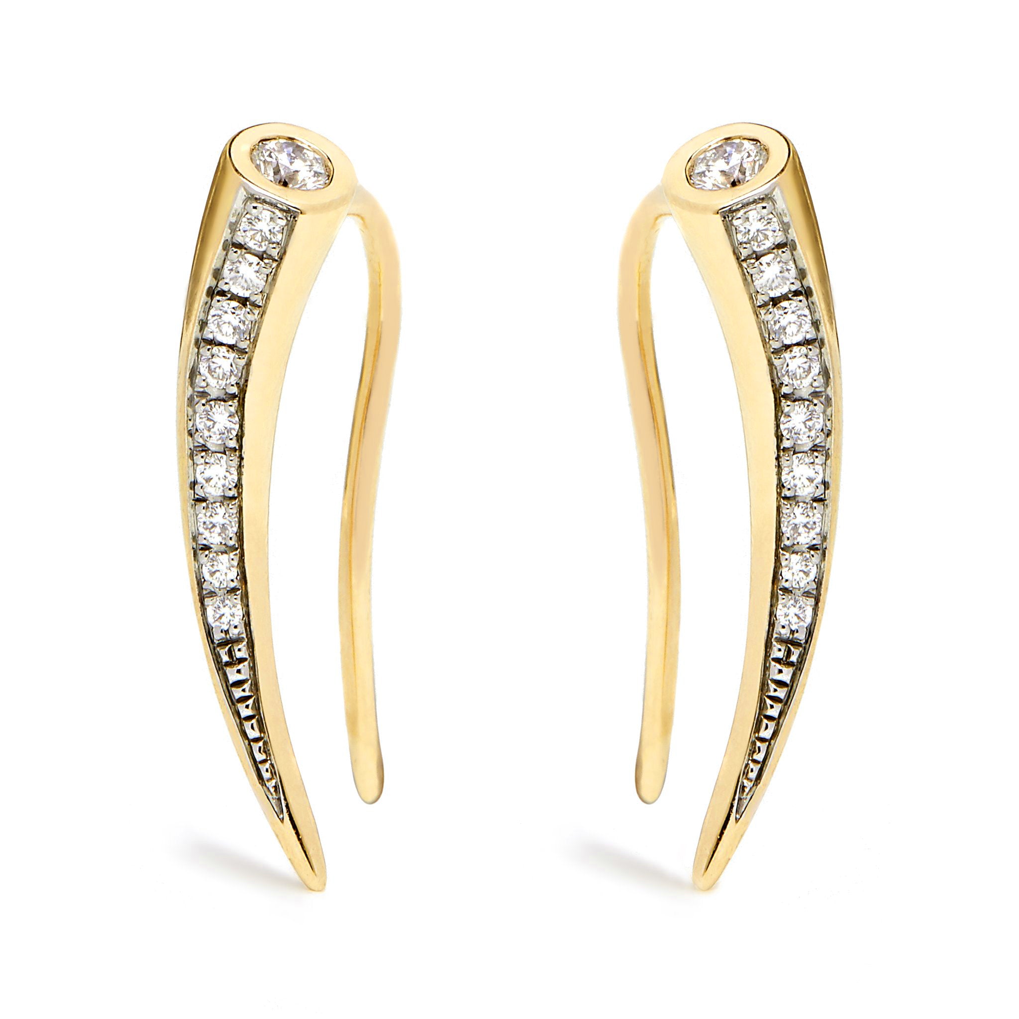 Chiawa Earrings - Yellow Gold