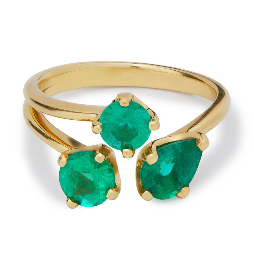 Emerald Tatu Ring