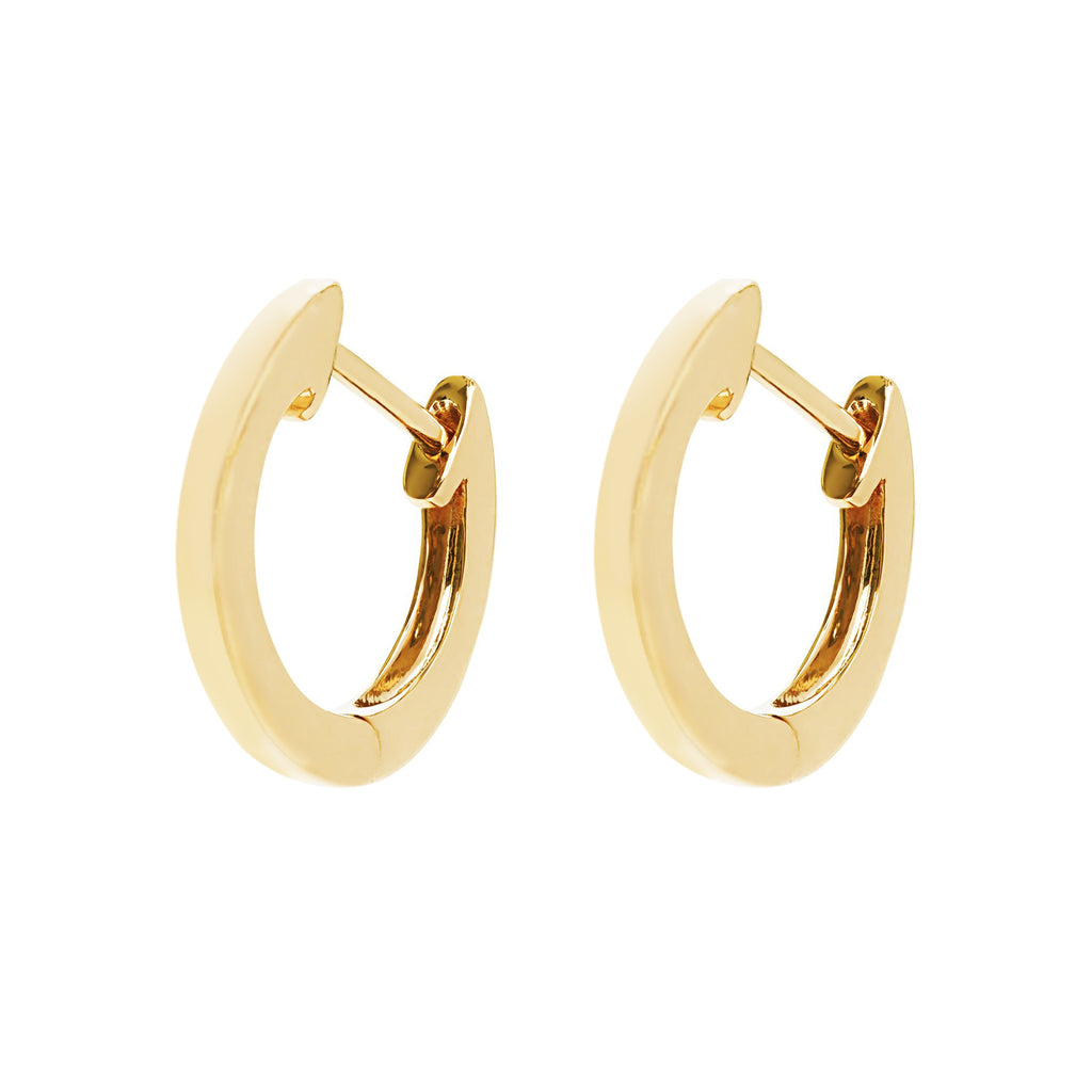 AYA Huggie Hoops Yellow Gold