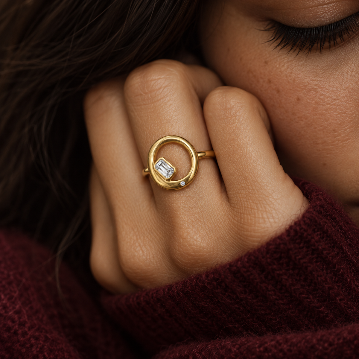 Chloe Ring - Moissanite