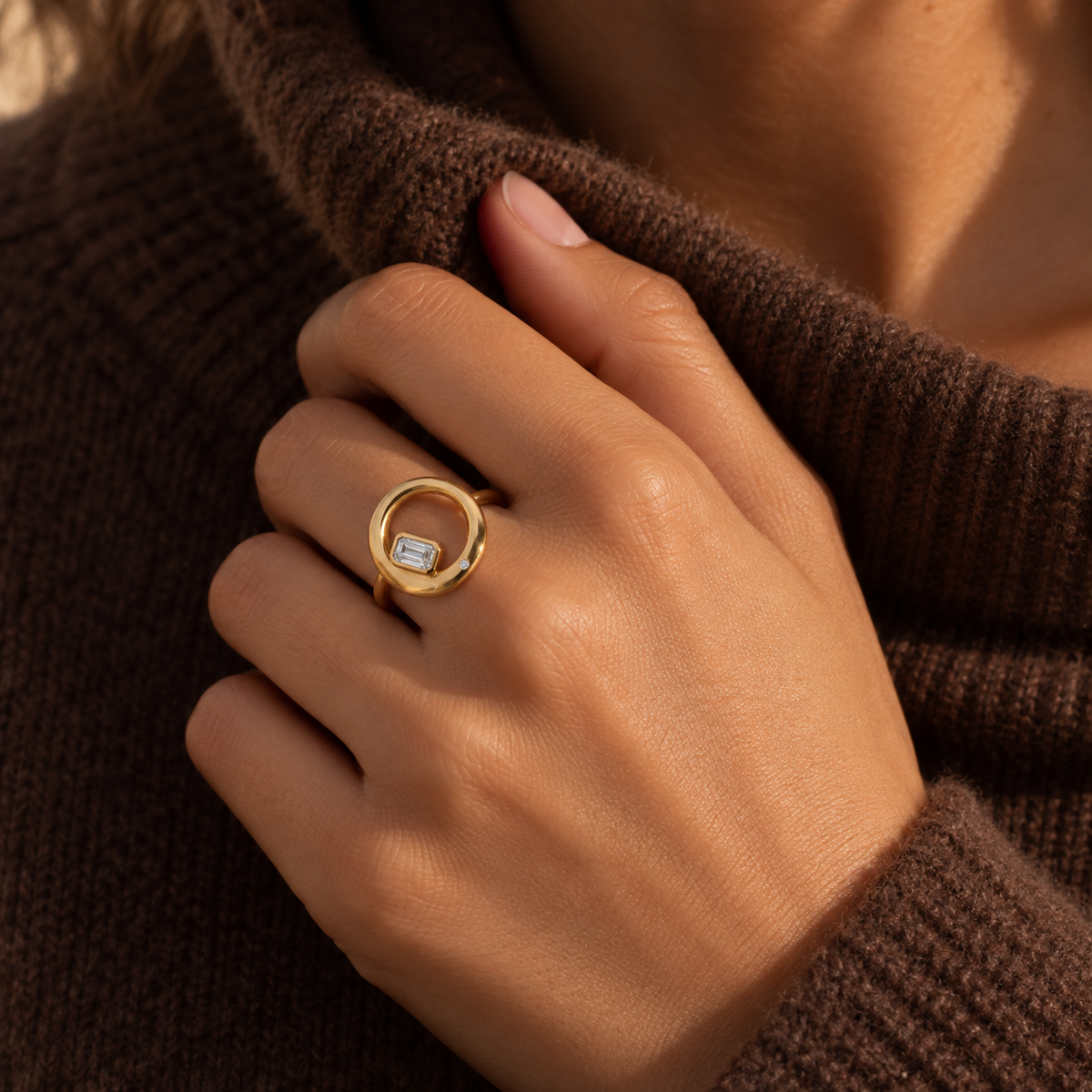 Chloe Ring - Moissanite