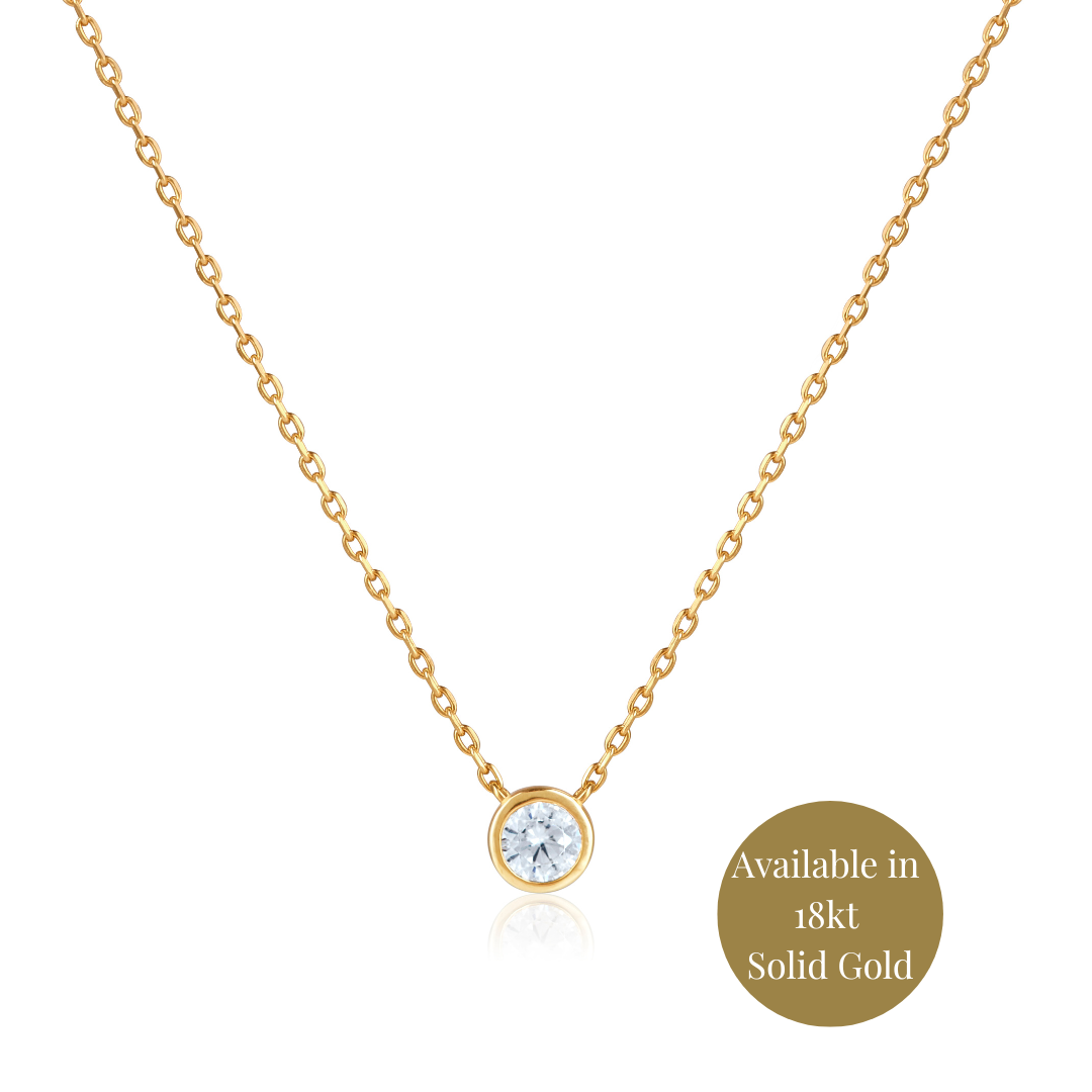 Round Diamond Necklace