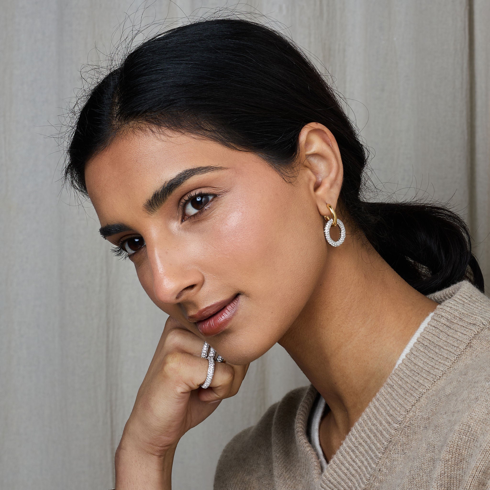 Halo Ring - White Gold