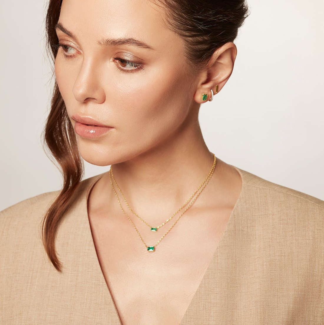 Large Emerald Necklace