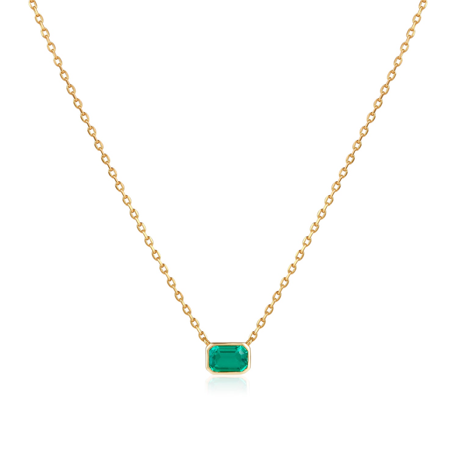 Large Emerald Necklace