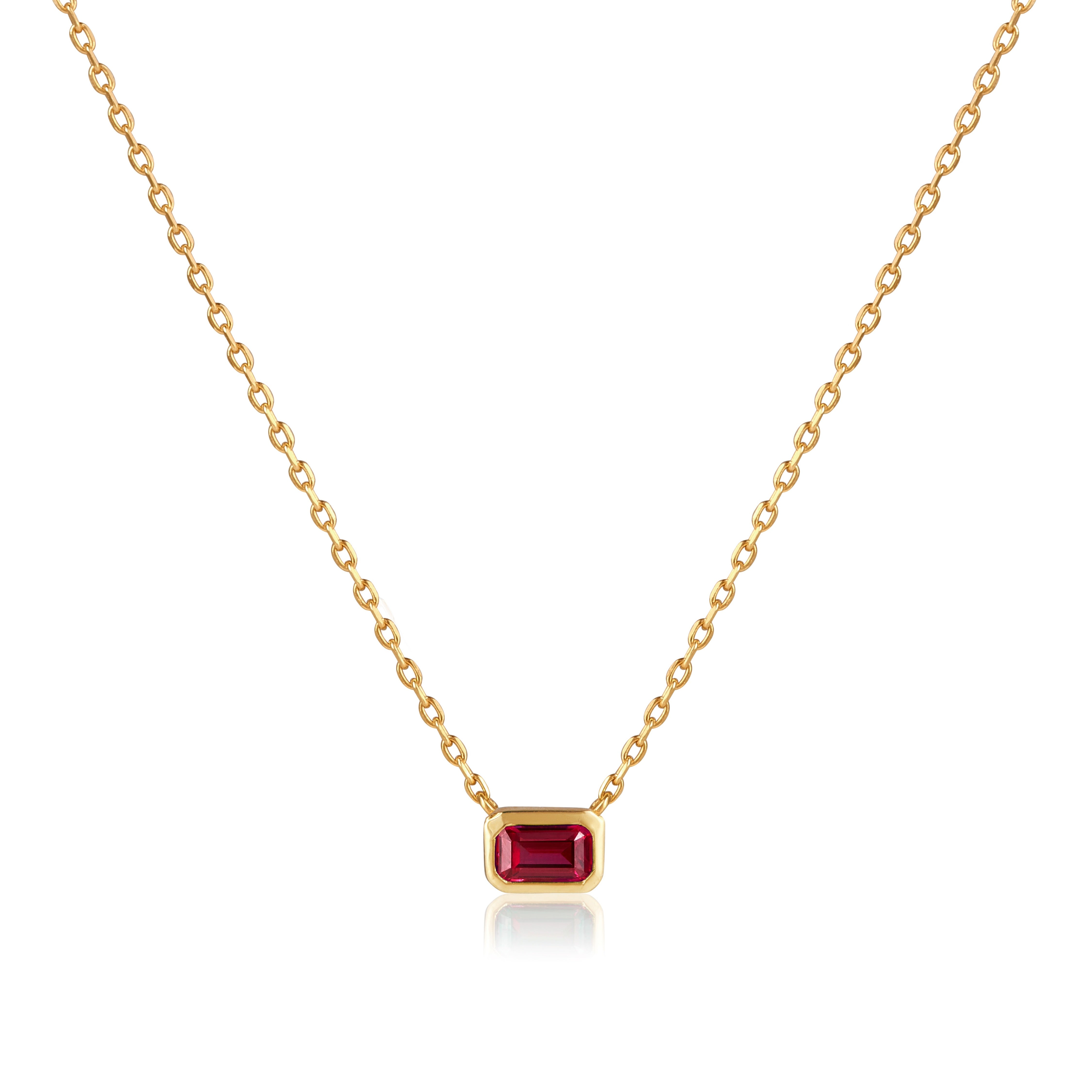 Large Ruby Necklace