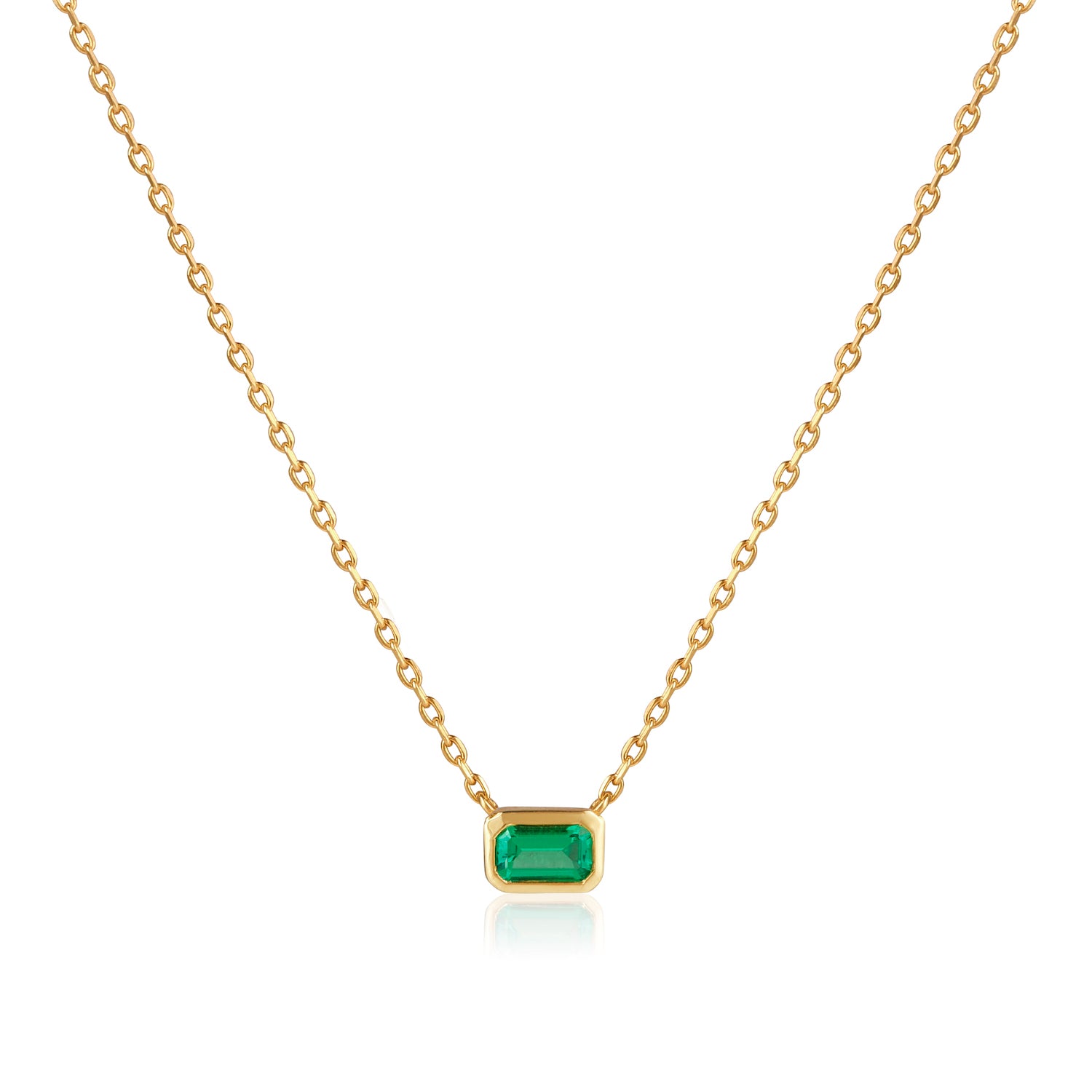 Small Emerald Necklace