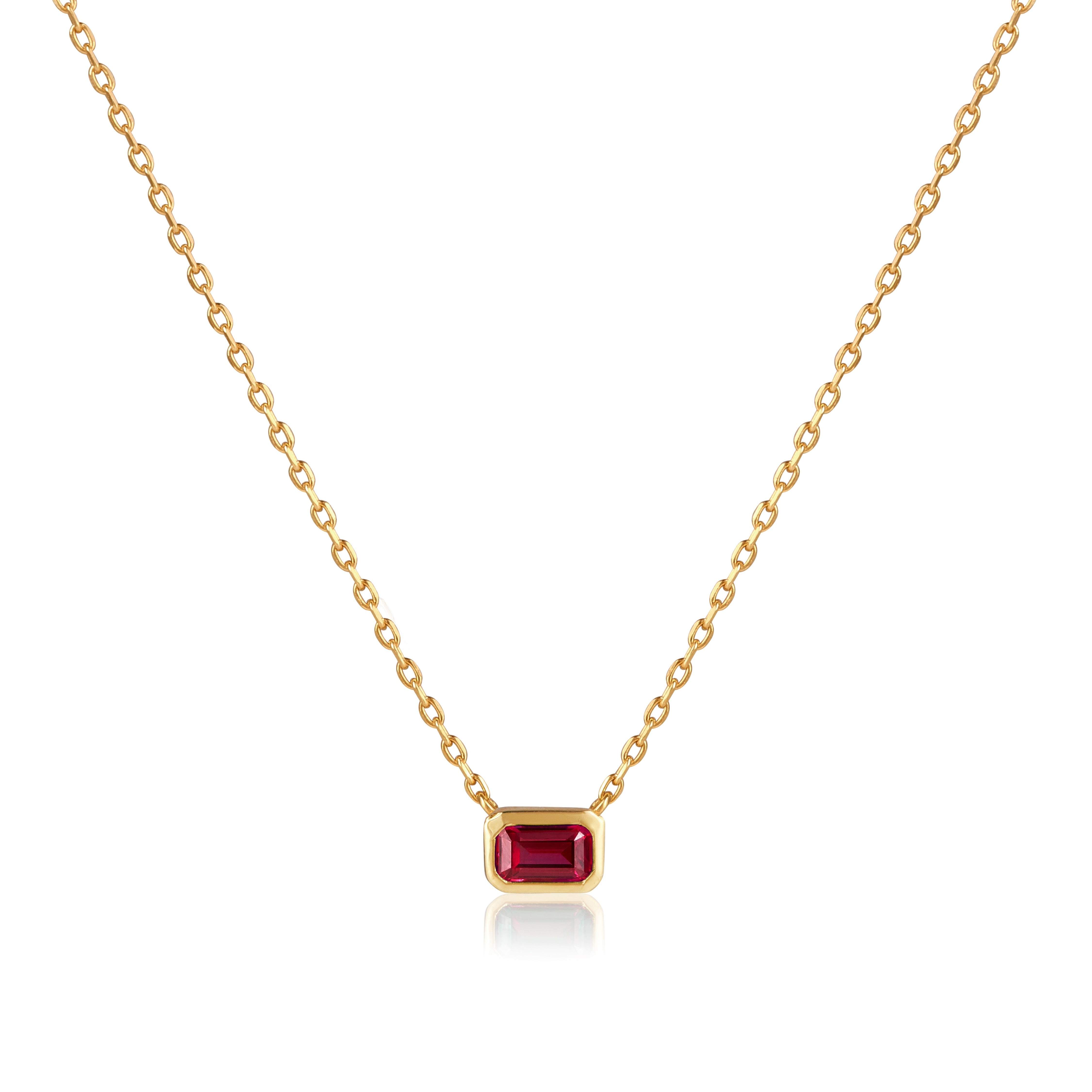 Small Ruby Necklace