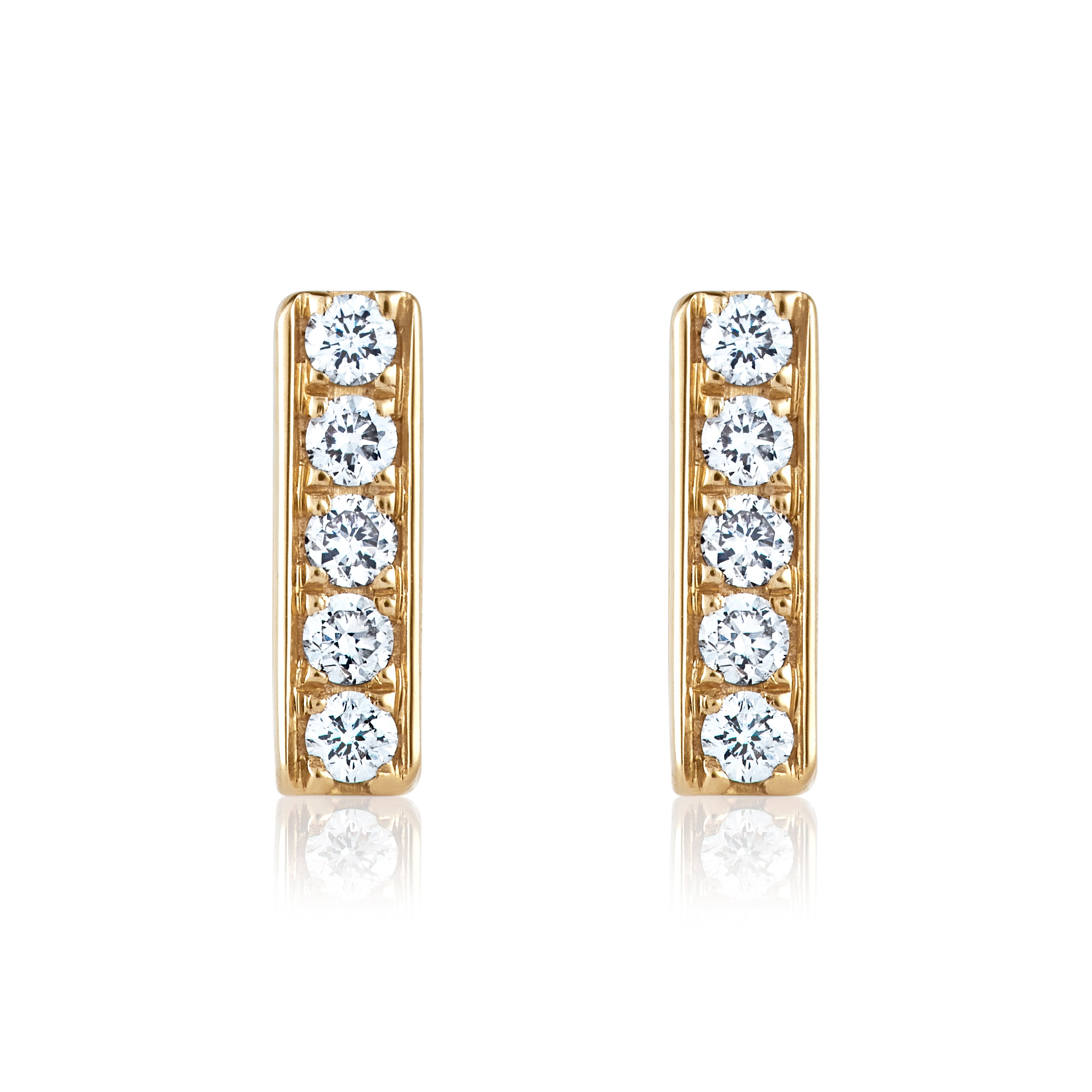 Diamond Bar Studs