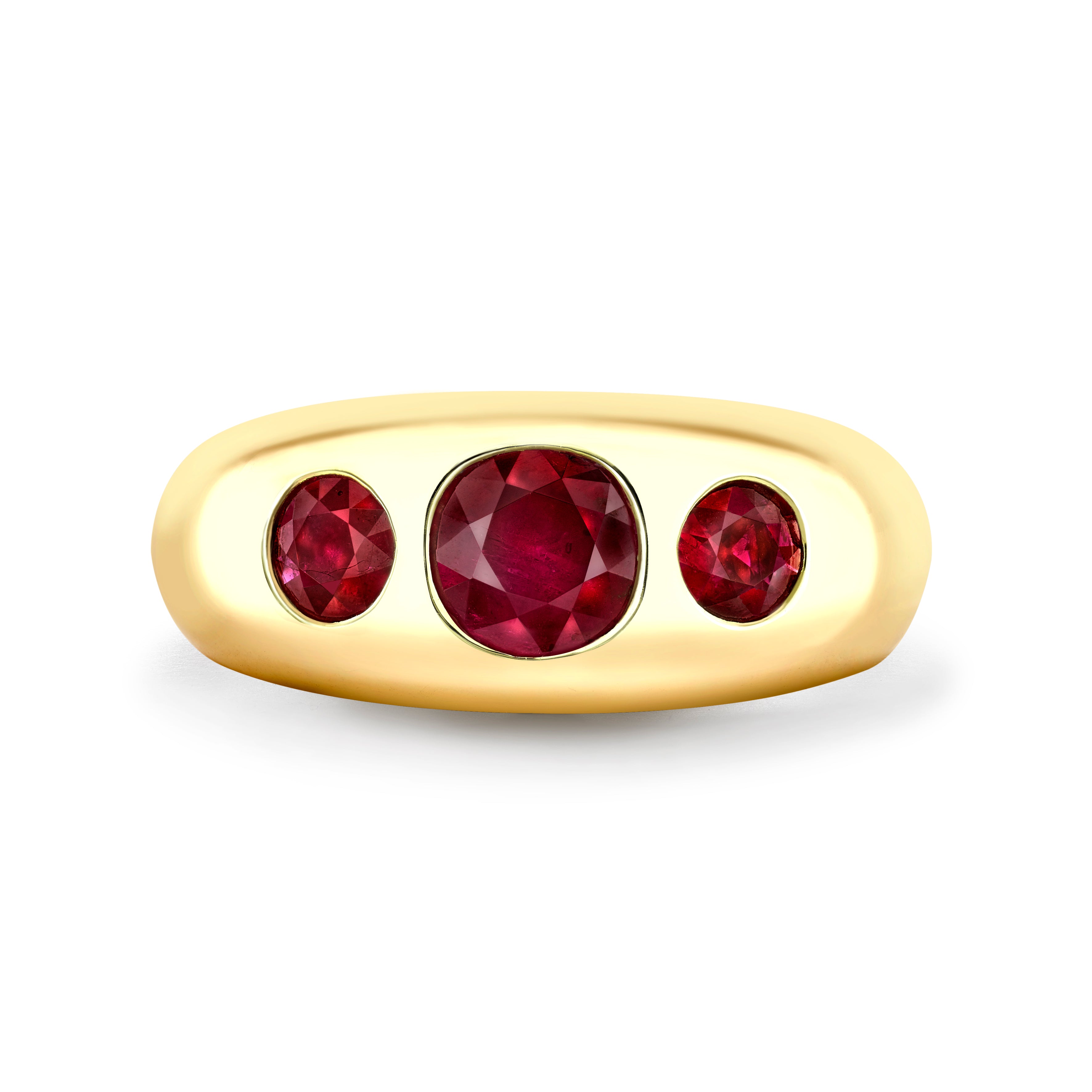 AYA x Gemfields Ruby Three Stone Ring