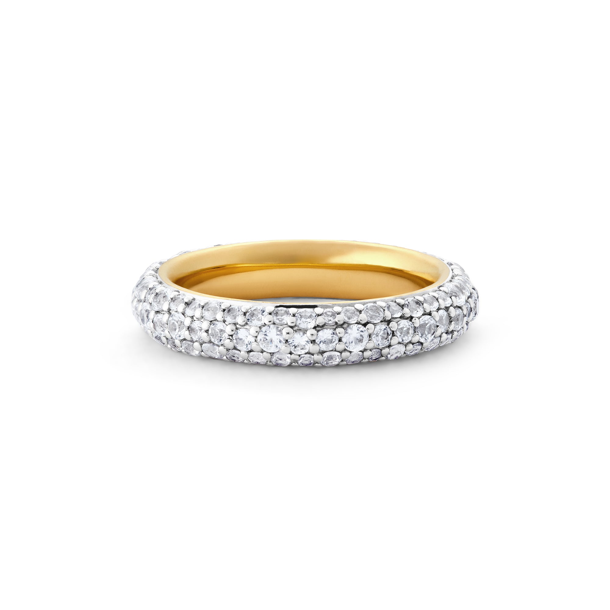 Halo Ring - White Gold