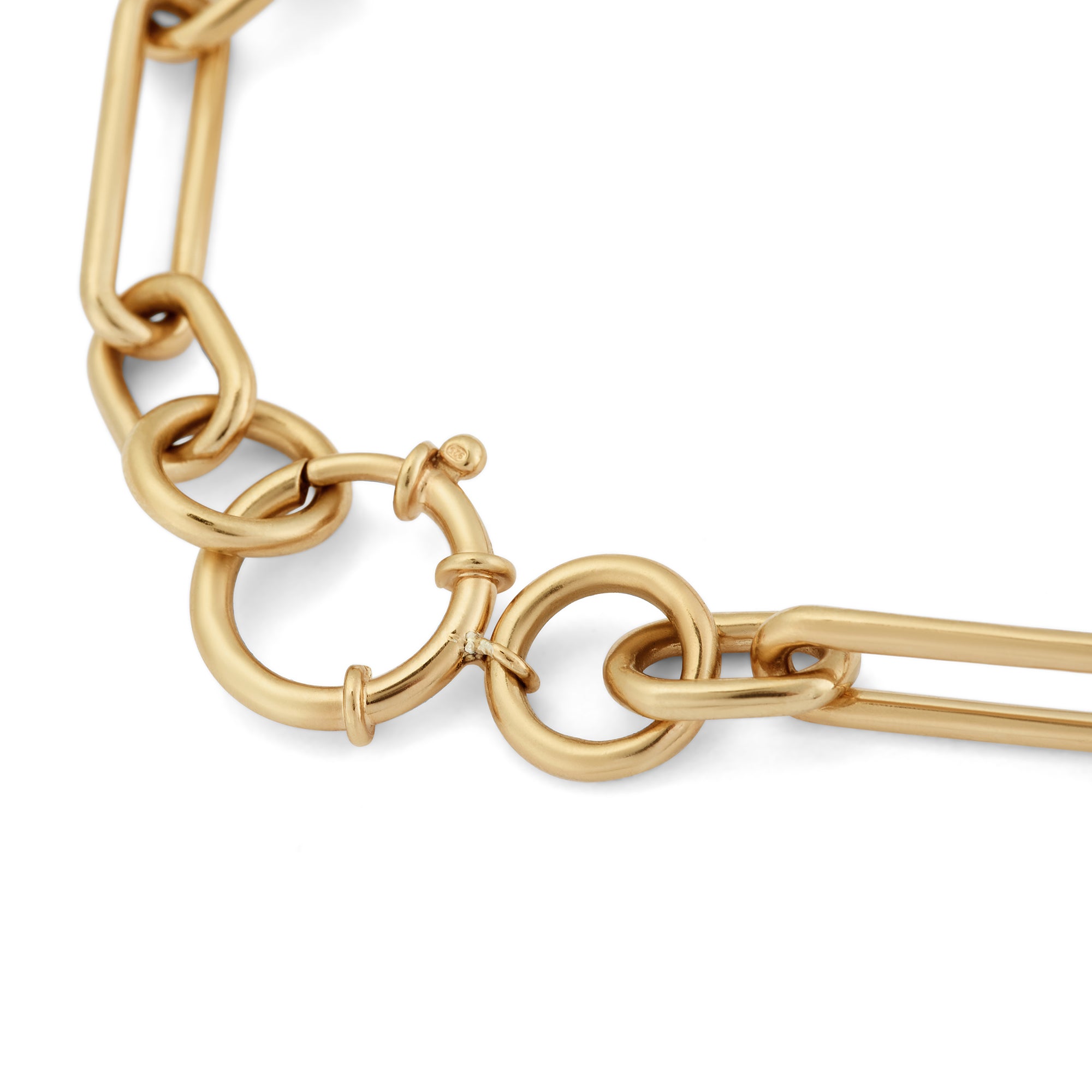 Halo Necklace with Detachable T-Bar - White Gold