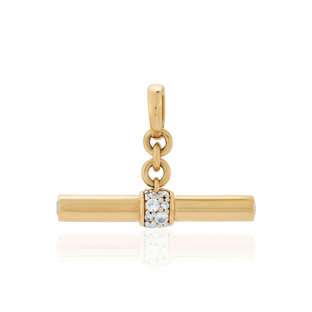 T Bar White Gold