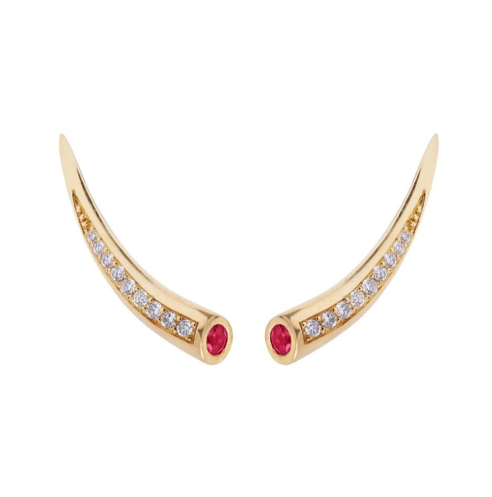 Chiawa Earrings Yellow Gold