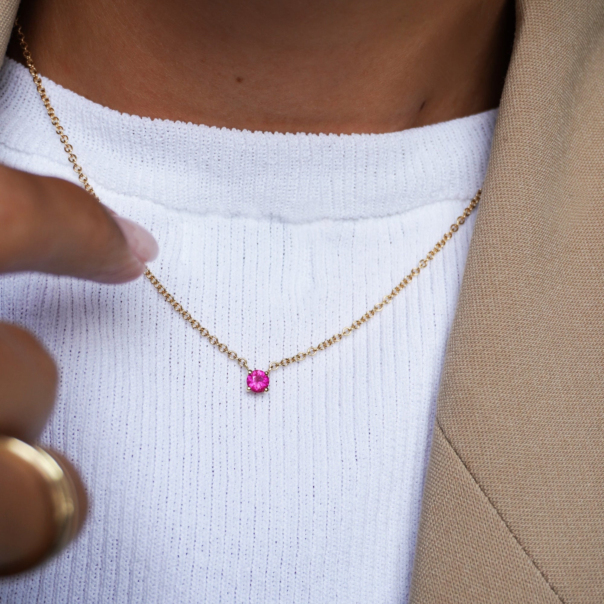 Mana Necklace - Ruby