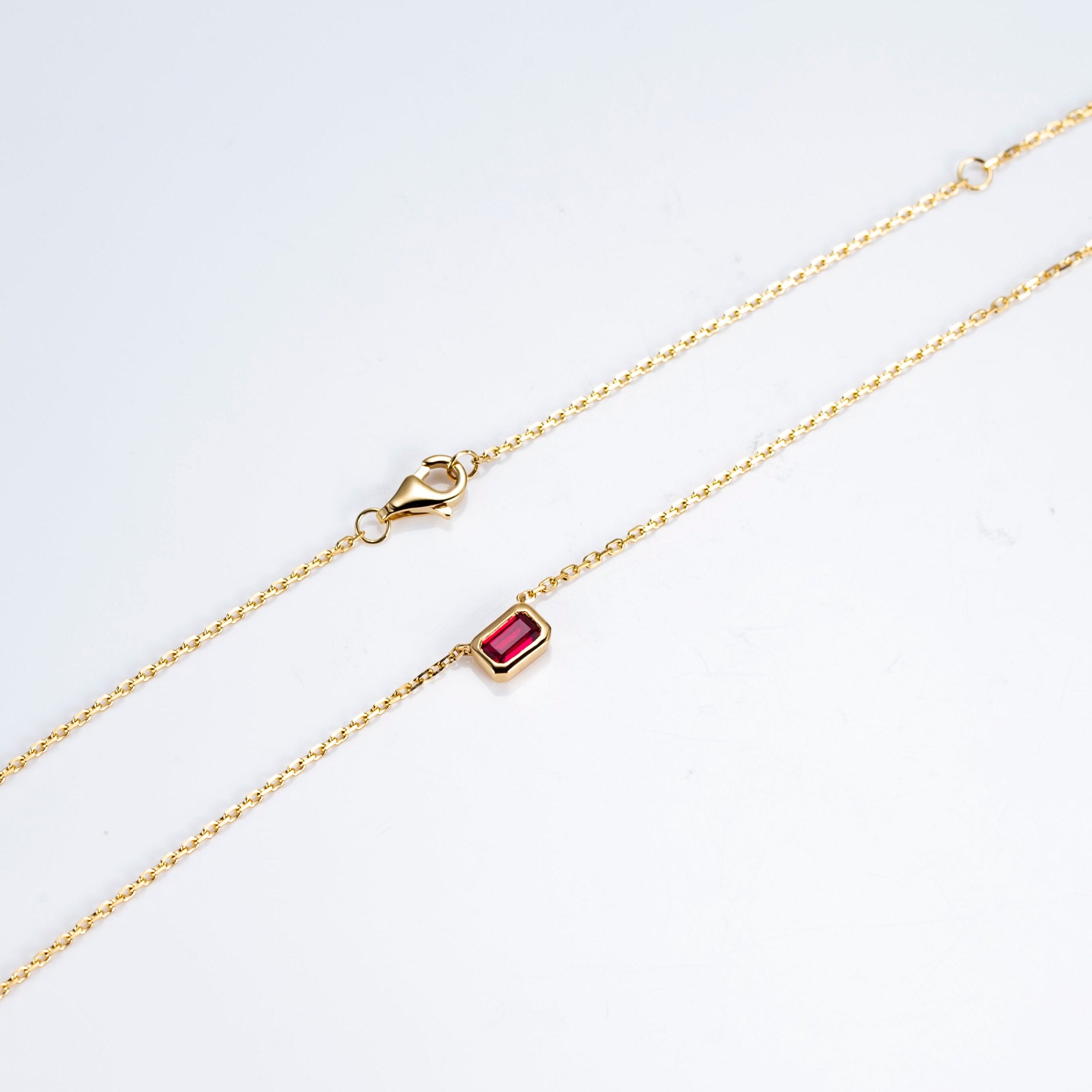 Small Ruby Necklace