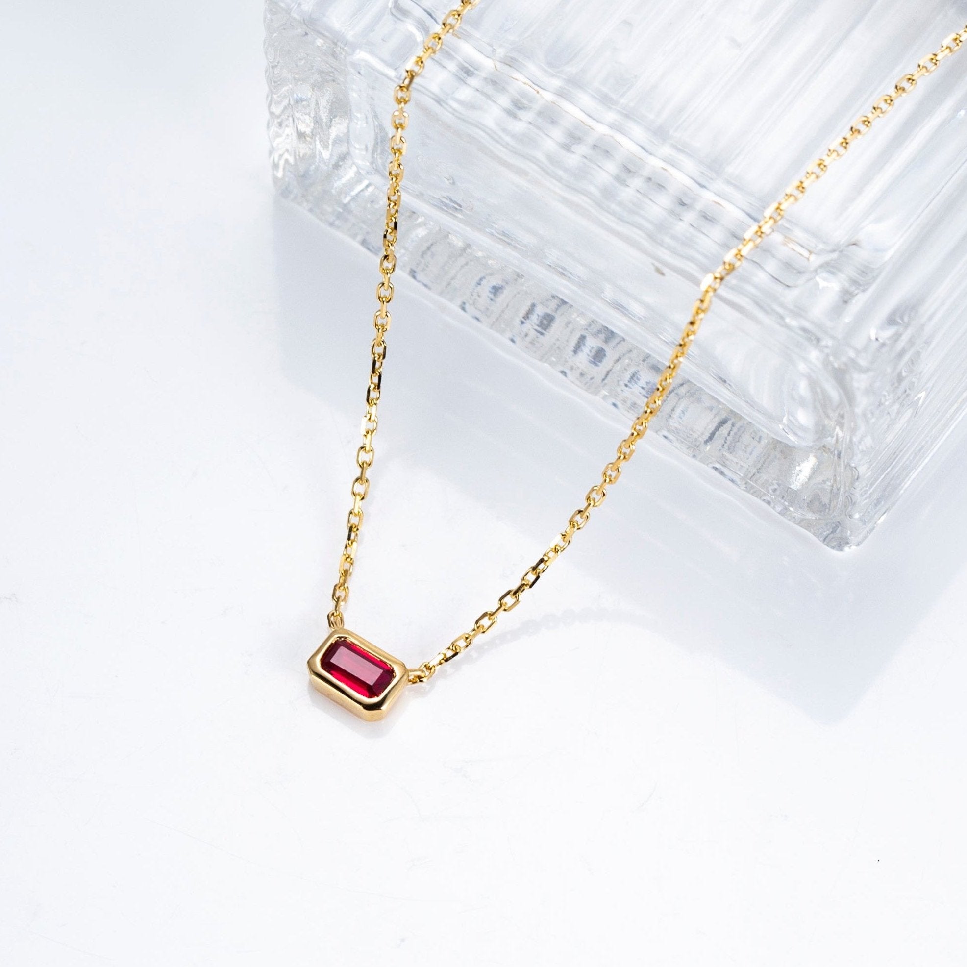 Small Ruby Necklace