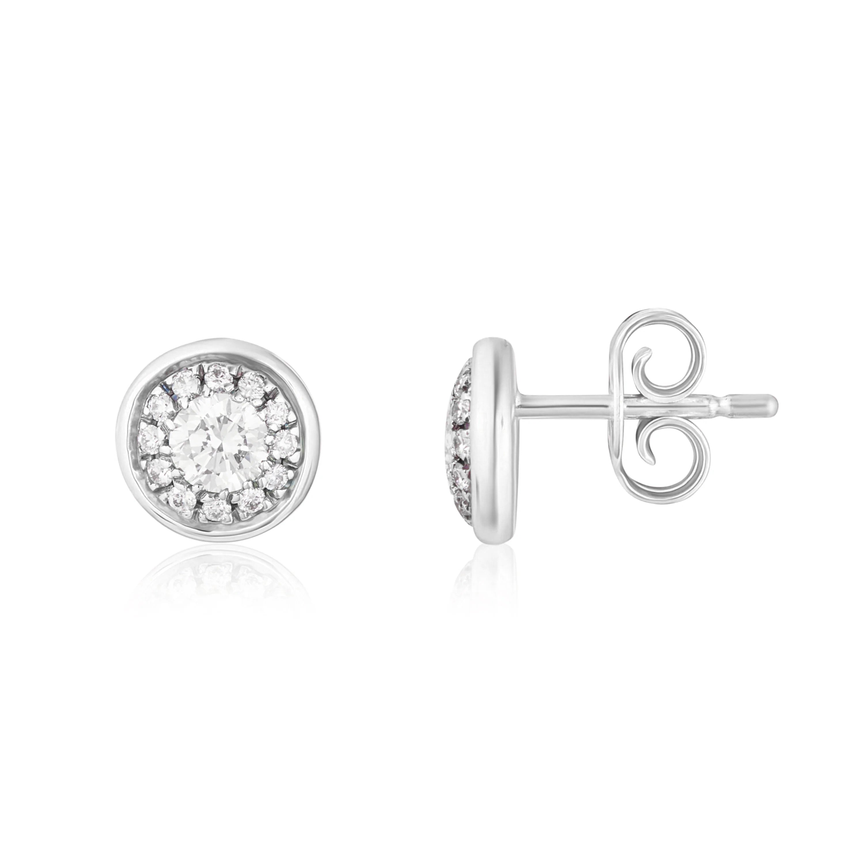 Twa Diamond Studs - White Gold