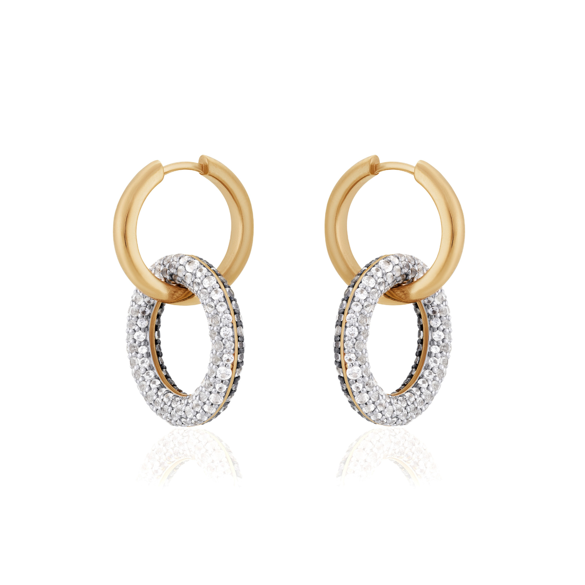 Halo Drop Earrings
