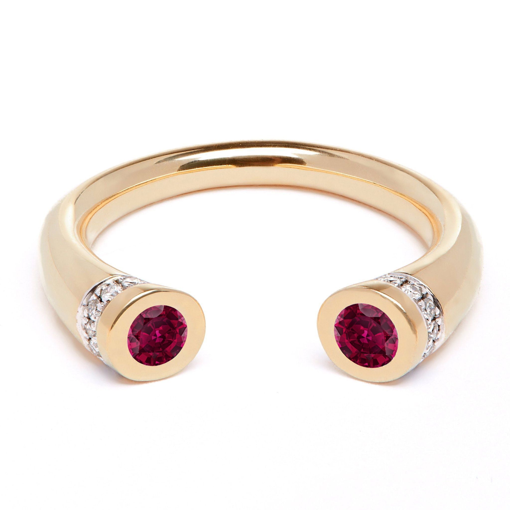 Chete Ring - Gemstone and Diamond