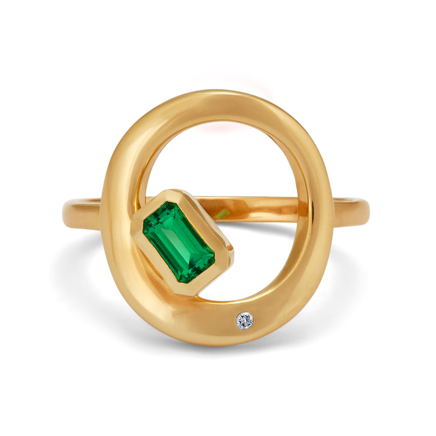 Chloe Emerald Ring