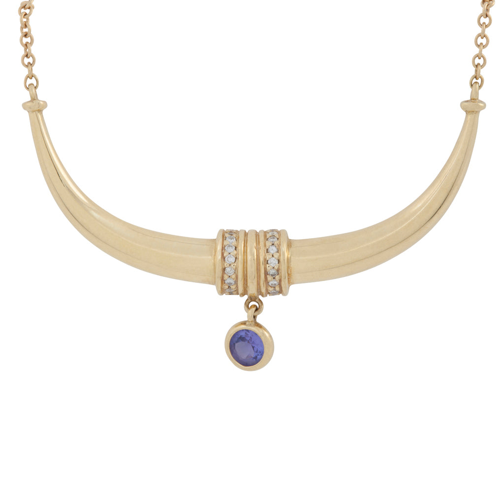 Toka-Leya Necklace - Tanzanite and Diamond