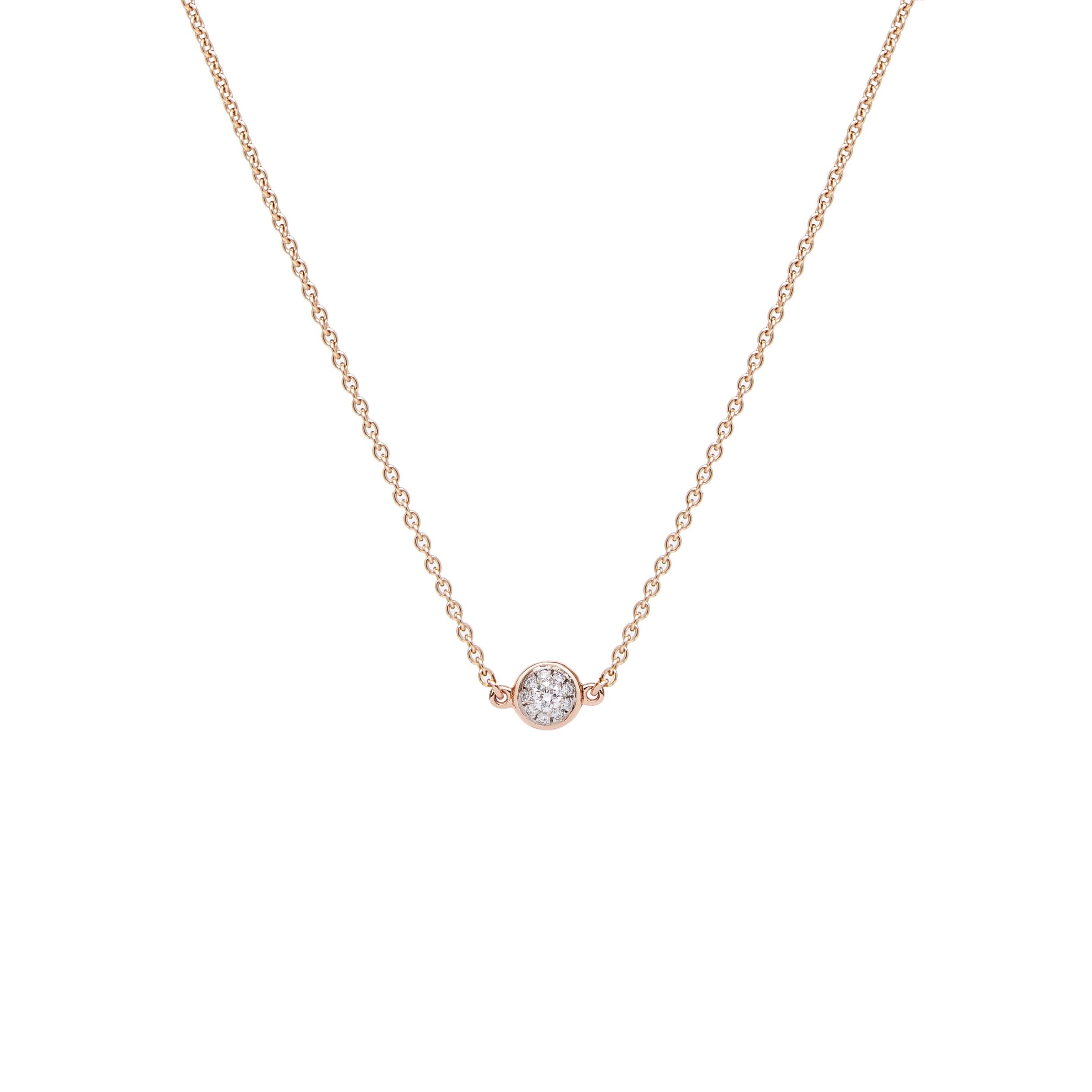 Mana Necklace - Rose Gold and Diamond