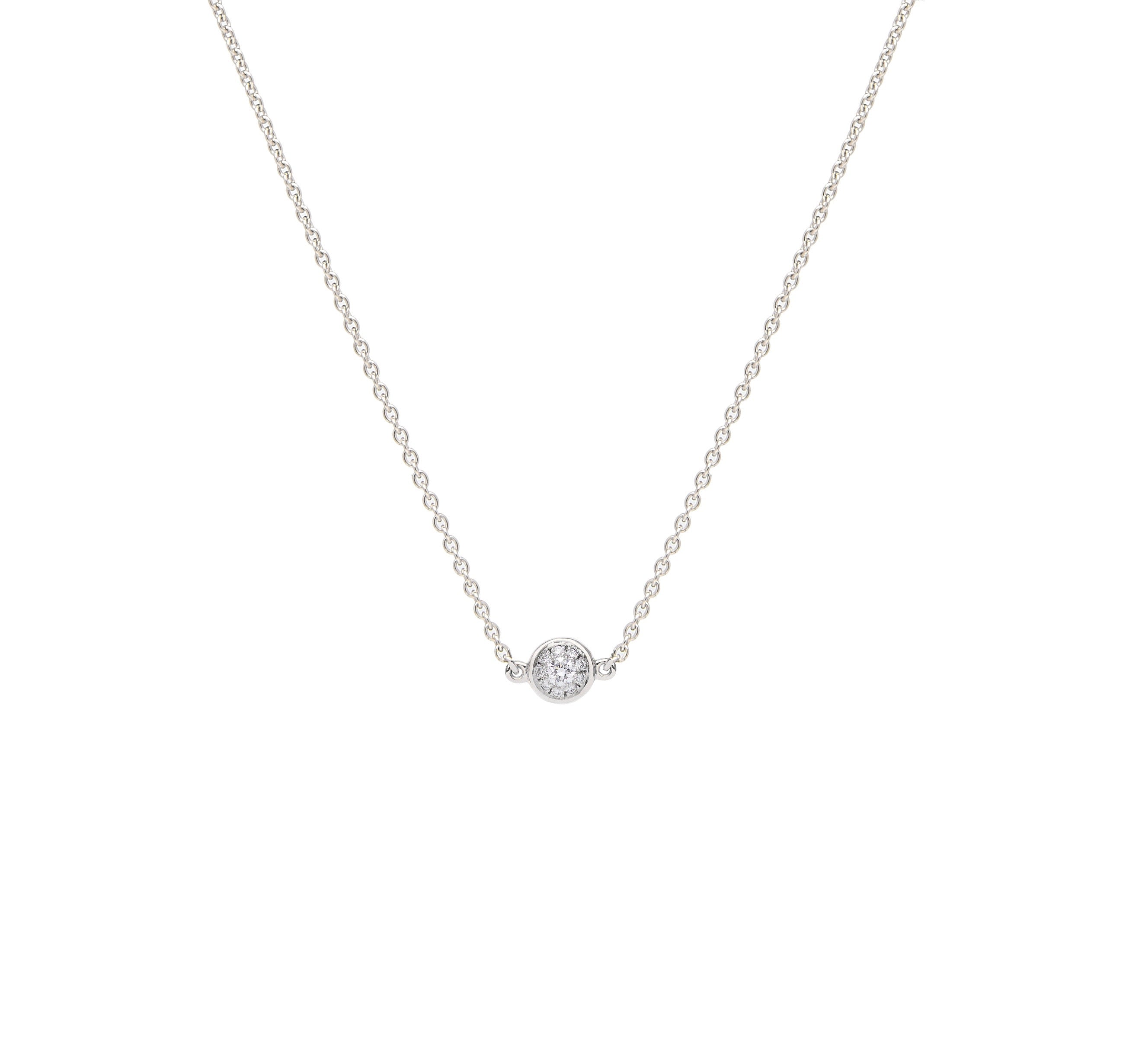 Mana Necklace - White Gold and Diamond